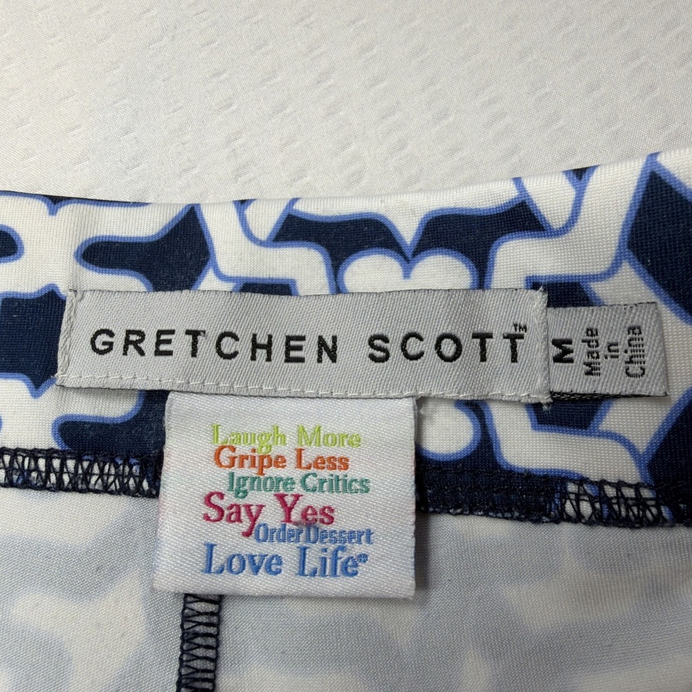 Gretchen Scott Skippy Skort Blue Rio Gio Golf Pickleball Tennis Medium Stretch - Picture 2 of 12